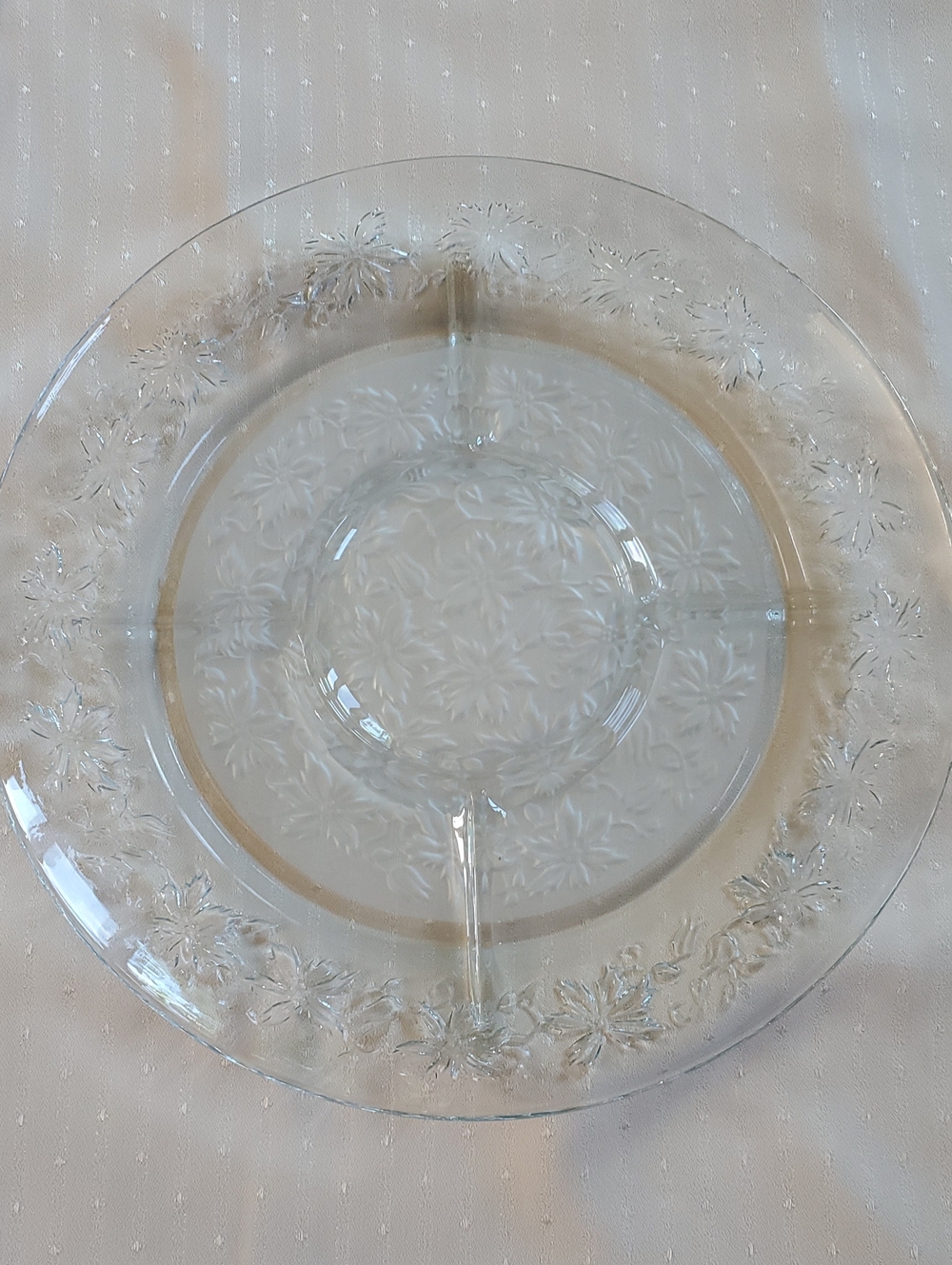 Princess House Fantasia divided platter